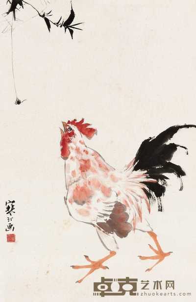 江寒汀 大吉 镜心 68.5×45cm